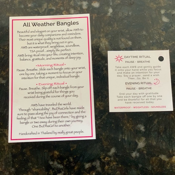 BuDhaGirl All Weather Gold Bangles Medium - Picture 13 of 15